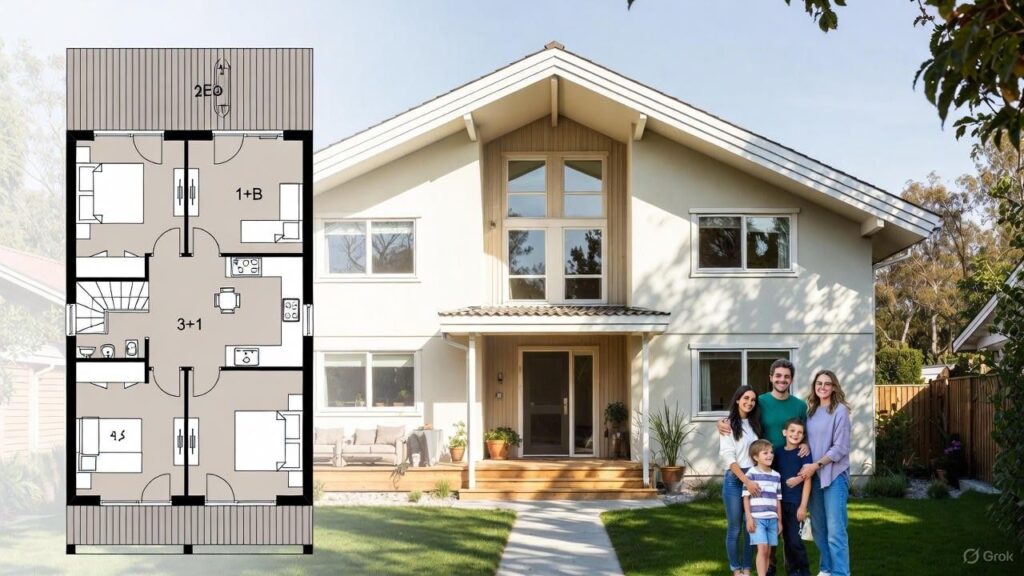 Tipe Texel: Rumah 2 Lantai dengan 3+1 Kamar yang Ideal untuk Keluarga Berkembang.