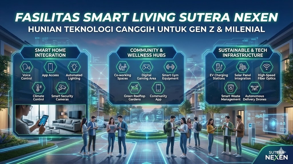 Fasilitas Smart Living Sutera Nexen: Hunian Teknologi Canggih untuk Gen Z & Milenial
